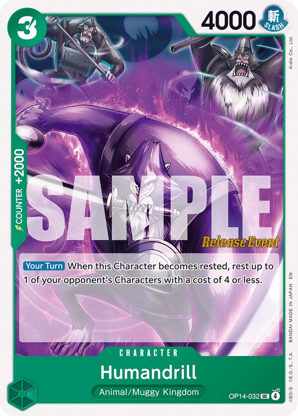 Humandrill [The Azure Sea's Seven Release Event Cards] | Galaxy Games LLC