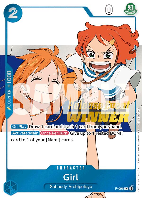 Girl (OP14 Release Event Winner) [One Piece Promotion Cards] | Galaxy Games LLC