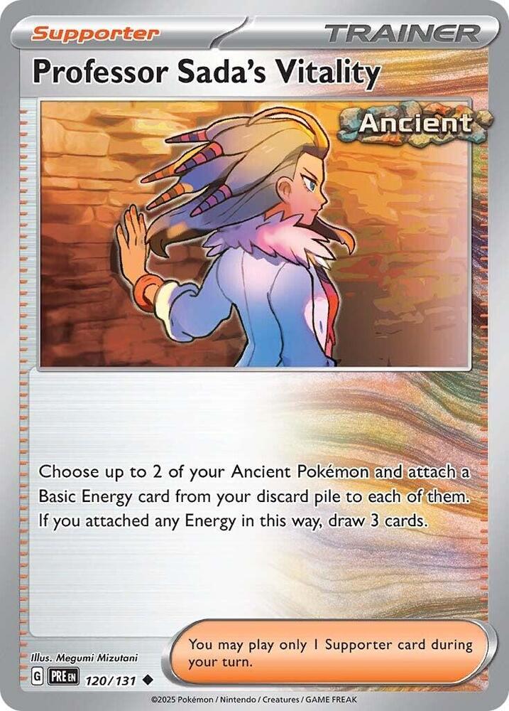 Professor Sada's Vitality (120/131) [Scarlet & Violet: Prismatic Evolutions] | Galaxy Games LLC