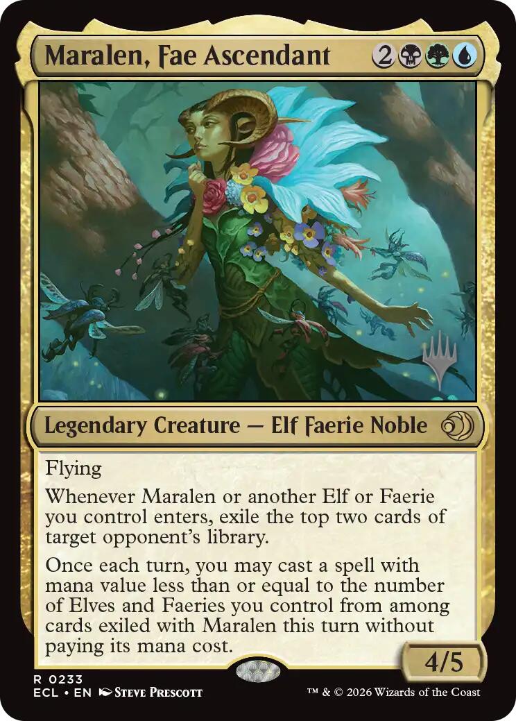Maralen, Fae Ascendant [Lorwyn Eclipsed Promos] | Galaxy Games LLC