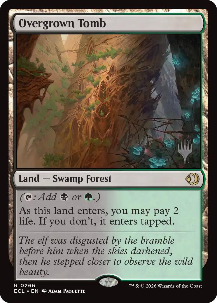 Overgrown Tomb [Lorwyn Eclipsed Promos] | Galaxy Games LLC
