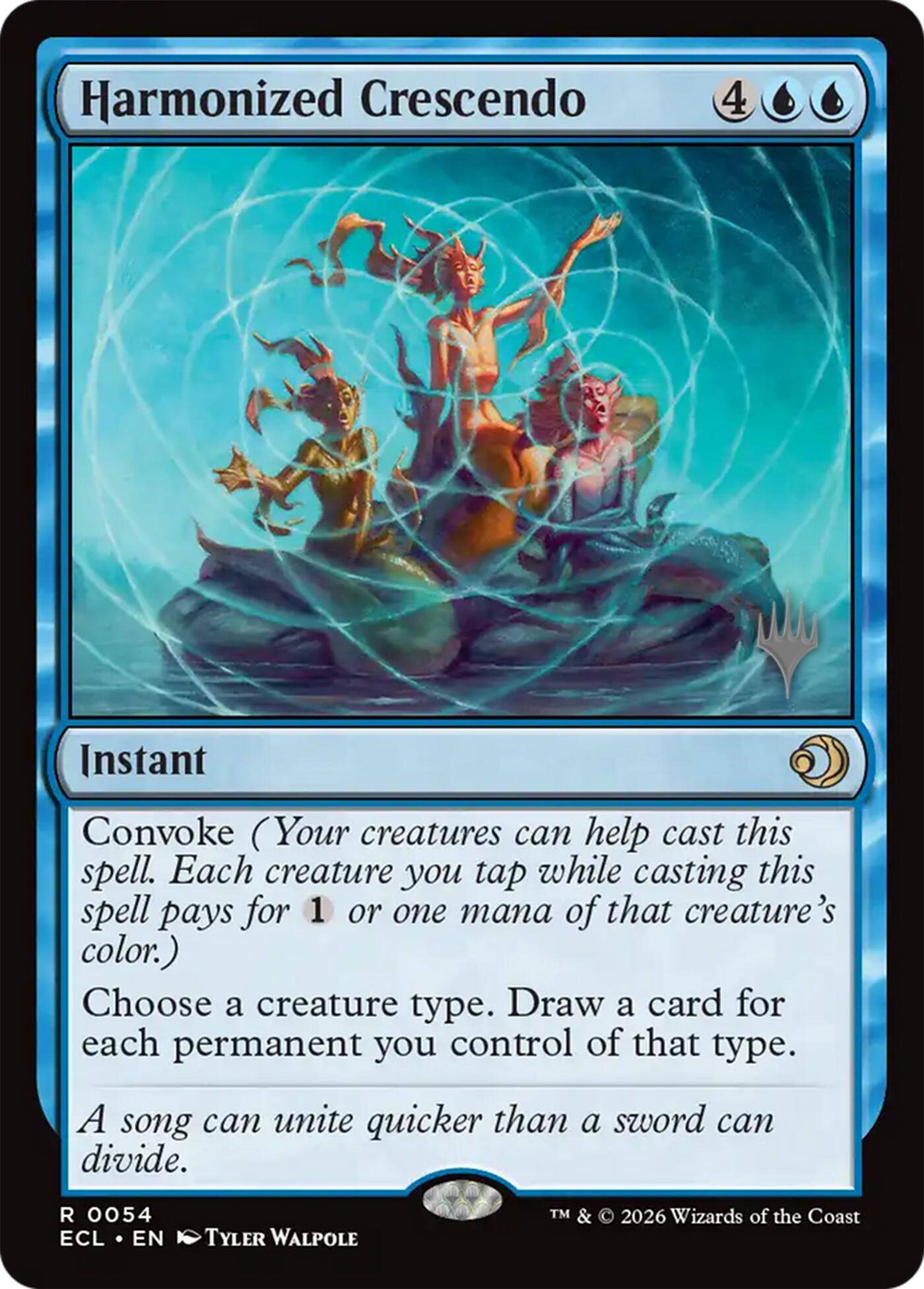 Harmonized Crescendo [Lorwyn Eclipsed Promos] | Galaxy Games LLC