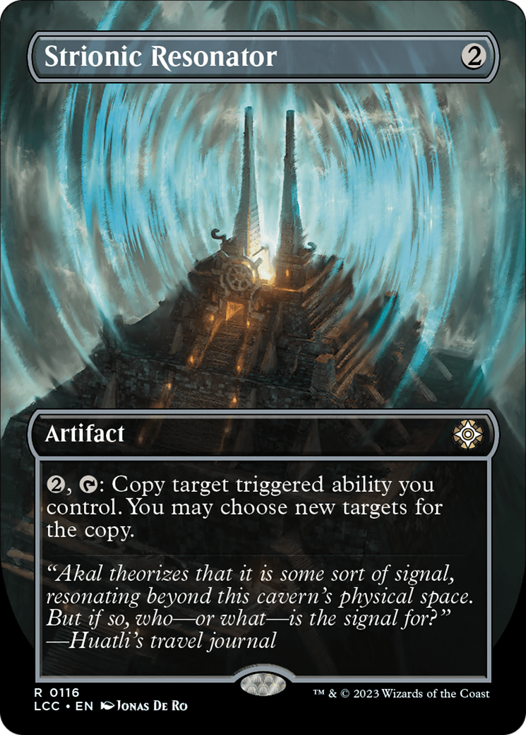 Strionic Resonator (Borderless) [The Lost Caverns of Ixalan Commander] | Galaxy Games LLC
