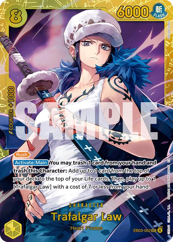 Trafalgar Law [Extra Booster: One Piece Heroines Edition] | Galaxy Games LLC