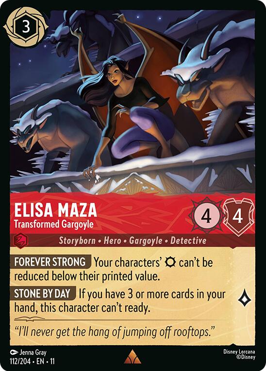 Elisa Maza - Transformed Gargoyle (112/204) [Winterspell] | Galaxy Games LLC