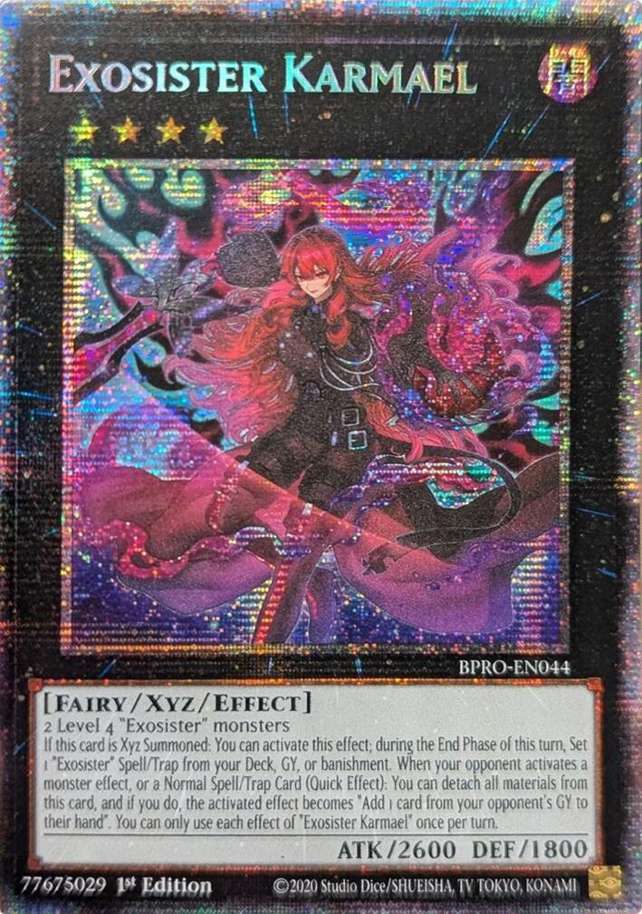 Exosister Karmael (Starlight Rare) [BPRO-EN044] Starlight Rare | Galaxy Games LLC