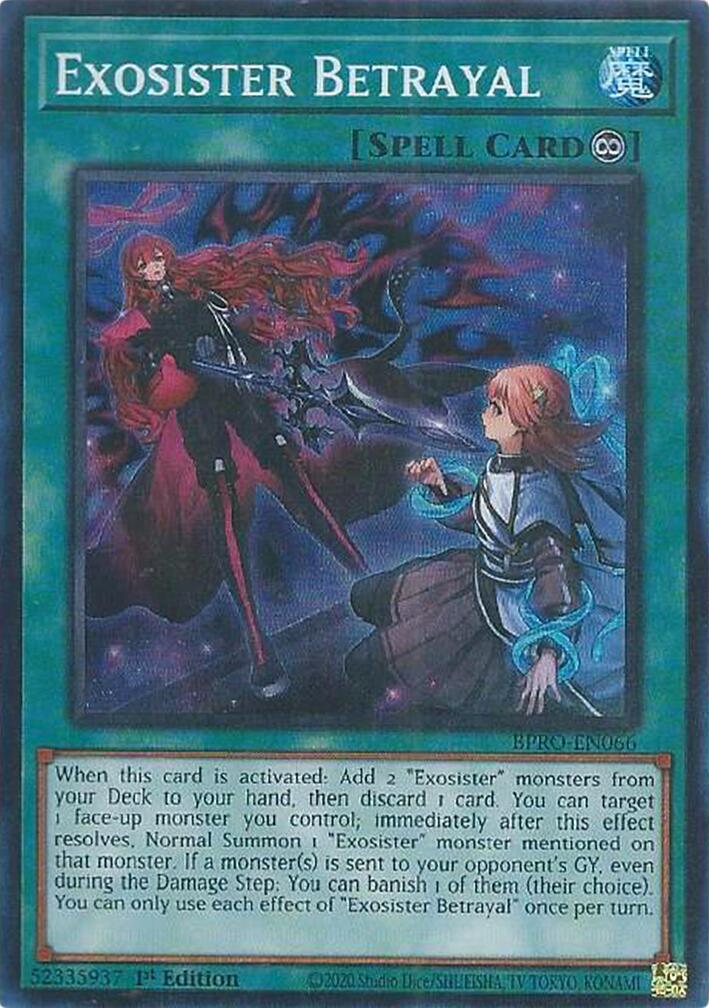 Exosister Betrayal [BPRO-EN066] Super Rare | Galaxy Games LLC