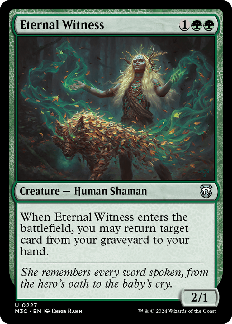 Eternal Witness [Modern Horizons 3 Commander] | Galaxy Games LLC