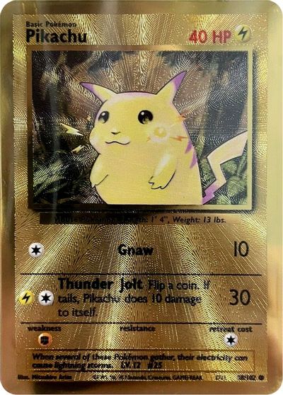 Pikachu (58/102) (Celebrations Metal Card) [Celebrations: 25th Anniversary] | Galaxy Games LLC