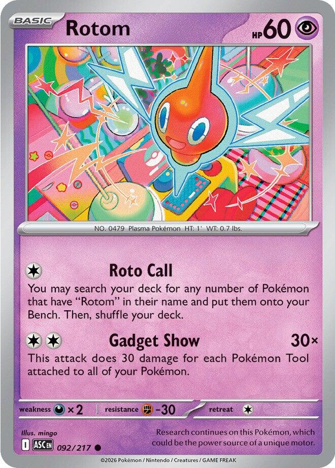 Rotom (092/217) [Mega Evolution: Ascended Heroes] | Galaxy Games LLC