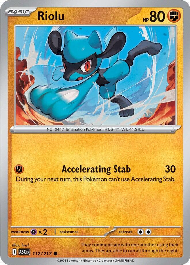 Riolu (112/217) [Mega Evolution: Ascended Heroes] | Galaxy Games LLC