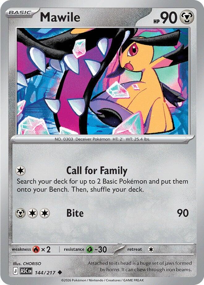Mawile (144/217) [Mega Evolution: Ascended Heroes] | Galaxy Games LLC