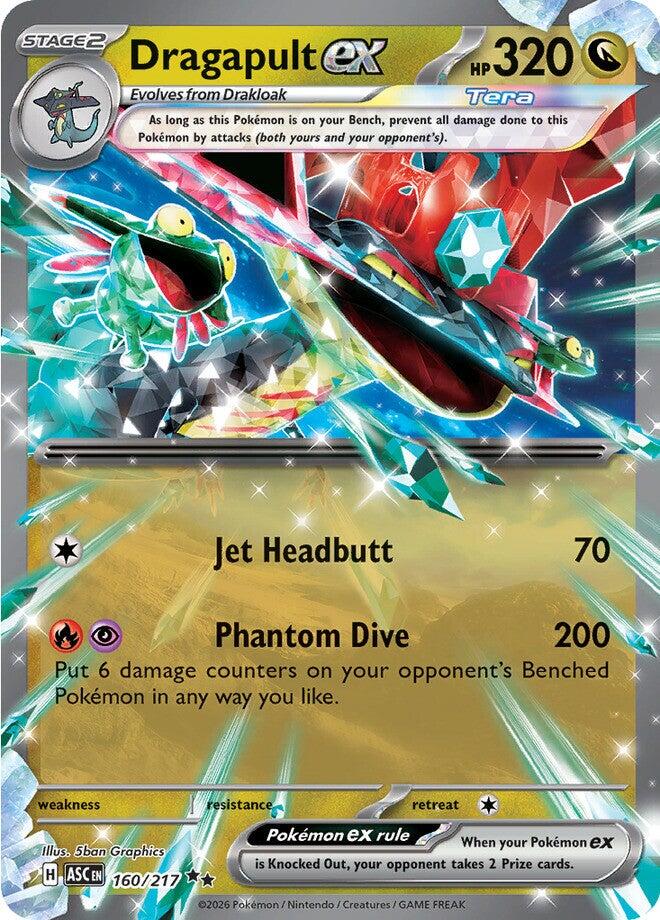 Dragapult ex (160/217) [Mega Evolution: Ascended Heroes] | Galaxy Games LLC