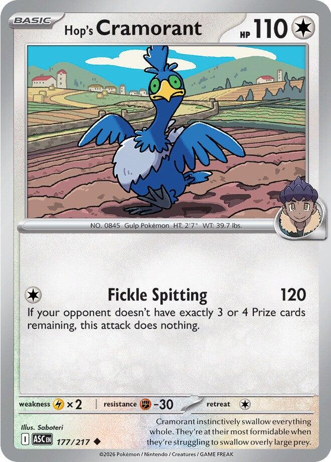 Hop's Cramorant (177/217) [Mega Evolution: Ascended Heroes] | Galaxy Games LLC