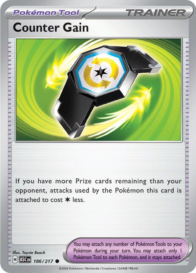 Counter Gain (186/217) (Reverse Holo) [Mega Evolution: Ascended Heroes] | Galaxy Games LLC