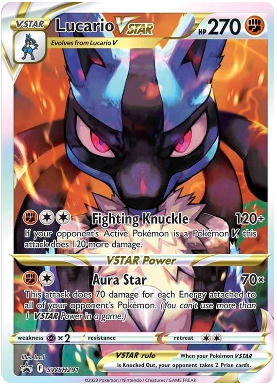 Lucario VSTAR (SWSH291) [Sword & Shield: Black Star Promos] | Galaxy Games LLC