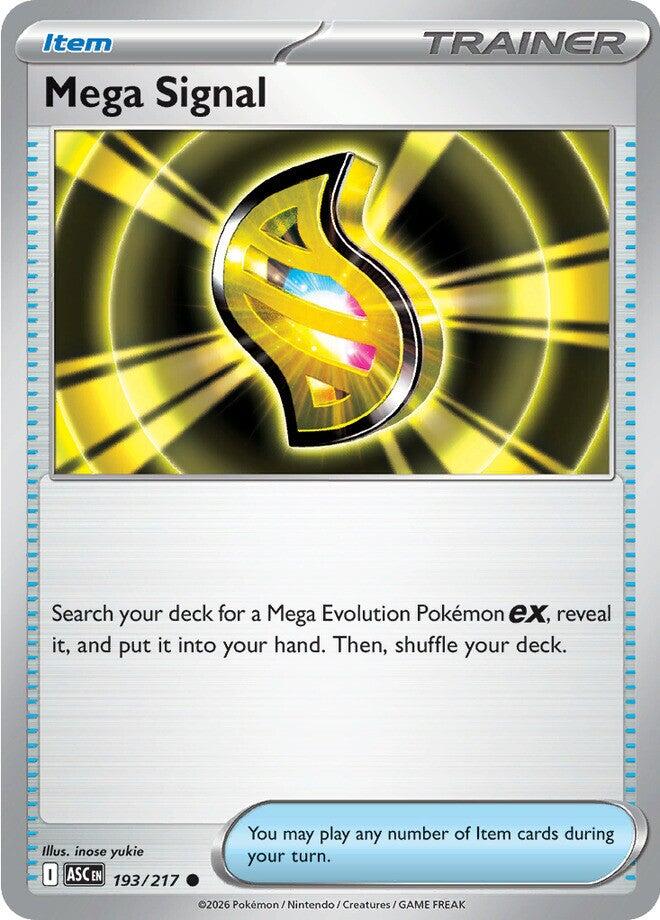 Mega Signal (193/217) [Mega Evolution: Ascended Heroes] | Galaxy Games LLC