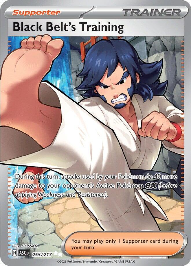 Black Belt's Training (255/217) [Mega Evolution: Ascended Heroes] | Galaxy Games LLC