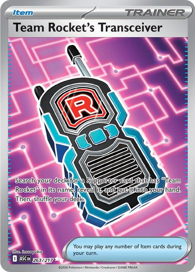 Team Rocket's Transceiver (263/217) [Mega Evolution: Ascended Heroes] | Galaxy Games LLC