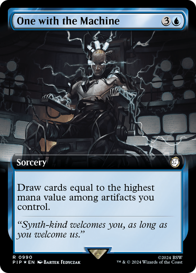 One with the Machine (Extended Art) (Surge Foil) [Fallout] | Galaxy Games LLC
