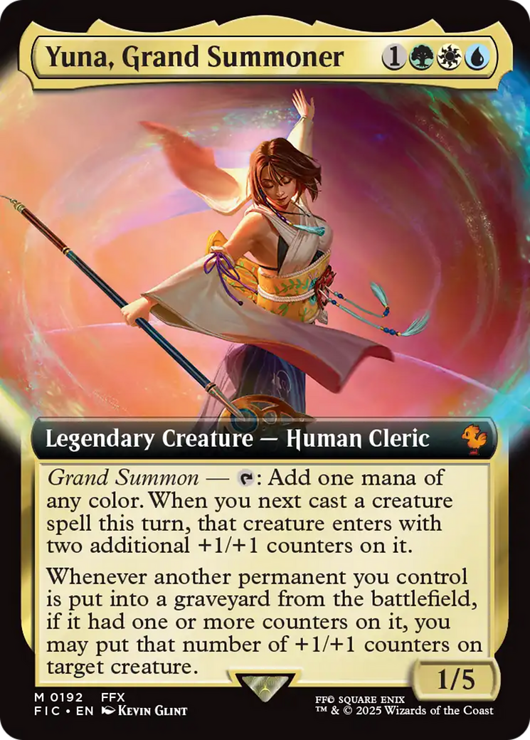 Yuna, Grand Summoner (Extended Art) [FINAL FANTASY Commander] | Galaxy Games LLC