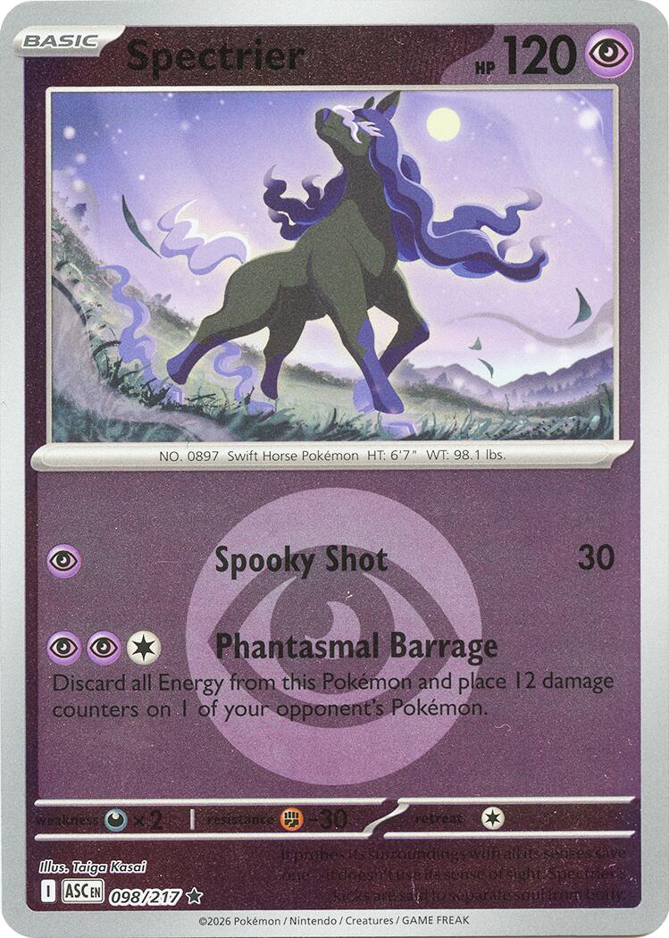 Spectrier (098/217) (Energy Symbol Pattern) [Mega Evolution: Ascended Heroes] | Galaxy Games LLC