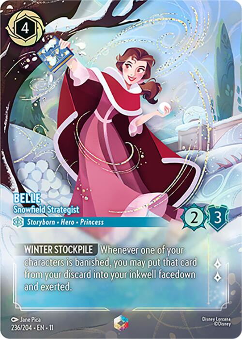 Belle - Snowfield Strategist (Enchanted) (236/204) [Winterspell] | Galaxy Games LLC
