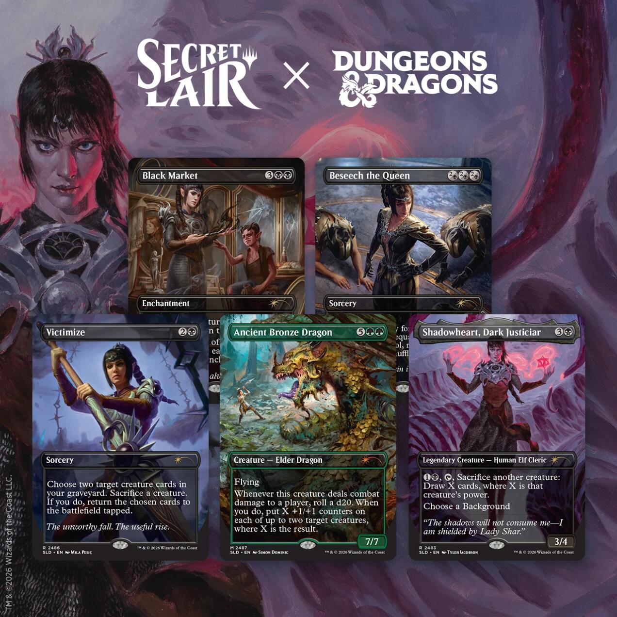 Secret Lair x Dungeons & Dragons: Shadowheart's Devotion (Non-Foil Edition) | Galaxy Games LLC