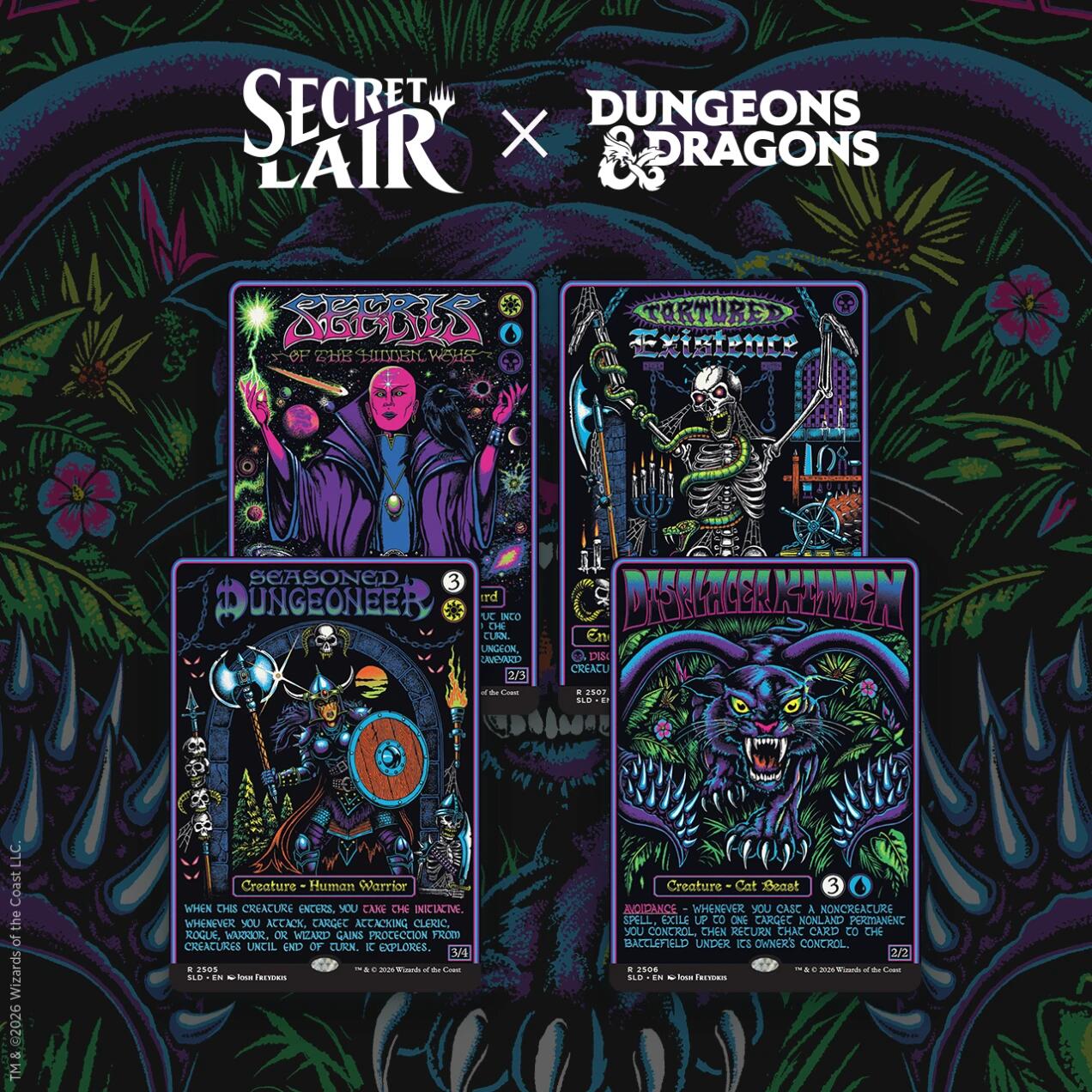 Secret Lair x Dungeons & Dragons: Black Lights & Dark Dungeons (Non-Foil Edition) | Galaxy Games LLC