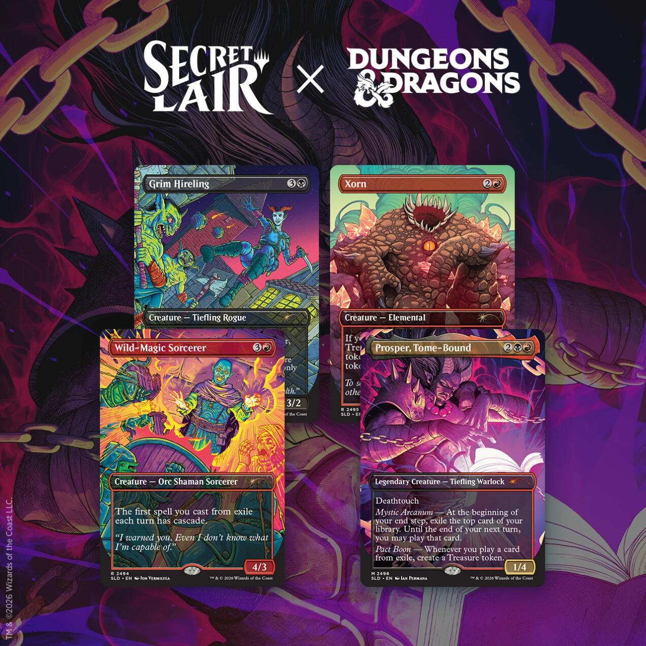 Secret Lair x Dungeons & Dragons: Shadow's Over Baldur's Gate (Non-Foil Edition) | Galaxy Games LLC