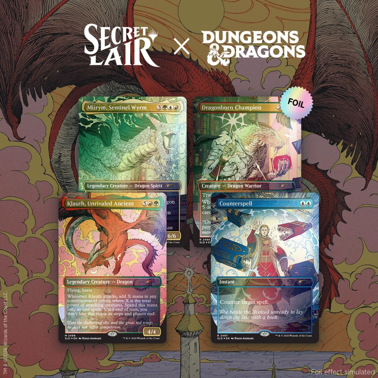 Secret Lair x Dungeons & Dragons: Whispers in Candlekeep (Foil Edition) | Galaxy Games LLC