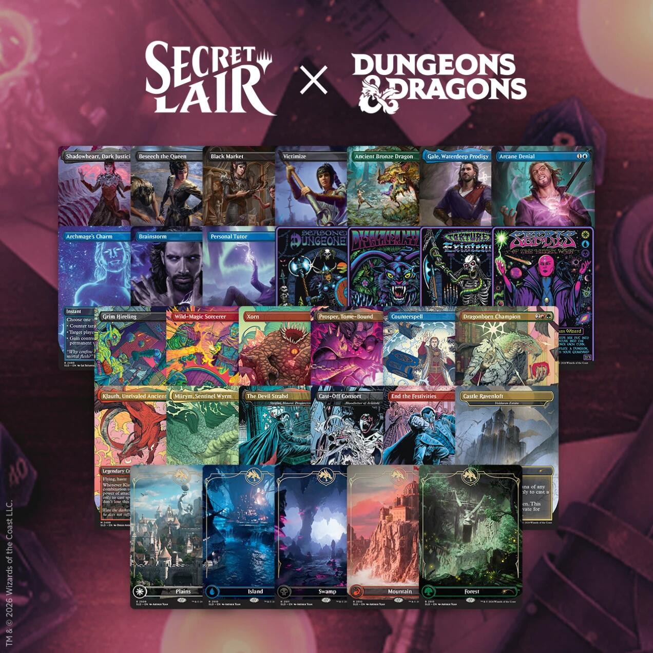 Secret Lair Drop: Roll for Initiative Superdrop: The Bag of Holding Non-Foil Bundle | Galaxy Games LLC