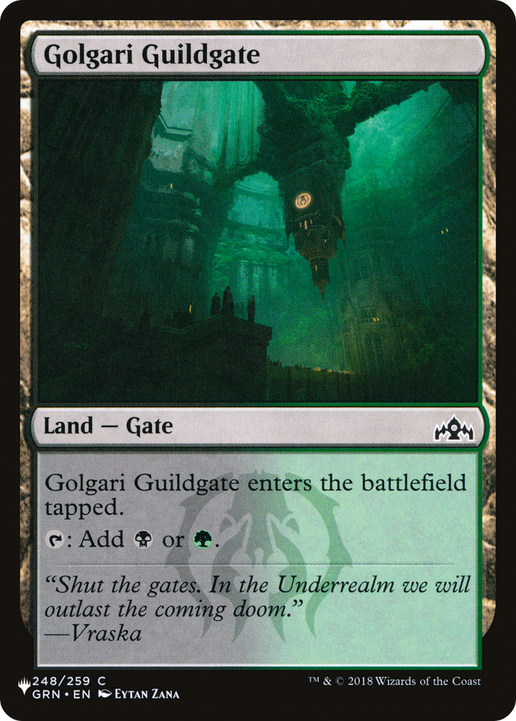 Golgari Guildgate [The List] | Galaxy Games LLC