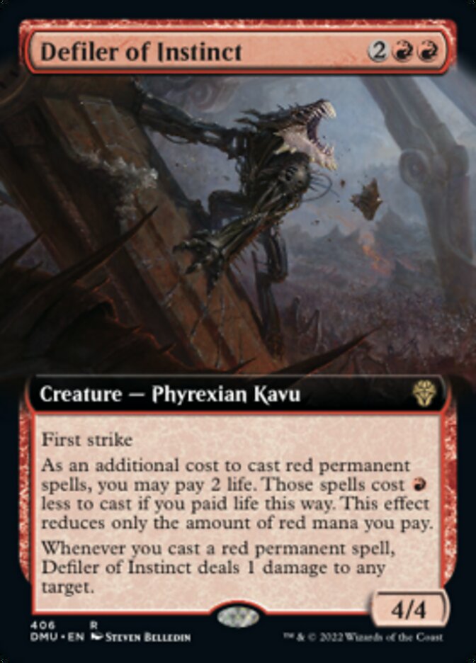 Defiler of Instinct (Extended Art) [Dominaria United] | Galaxy Games LLC
