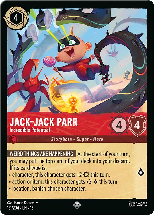 Jack-Jack Parr - Incredible Potential (121/204) [Wilds Unknown] | Galaxy Games LLC