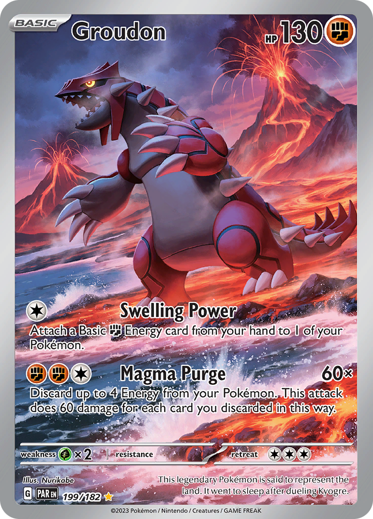 Groudon (199/182) [Scarlet & Violet: Paradox Rift] | Galaxy Games LLC