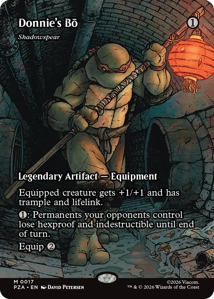 Donnie's Bo - Shadowspear (Borderless) [Teenage Mutant Ninja Turtles Eternal-Legal] | Galaxy Games LLC