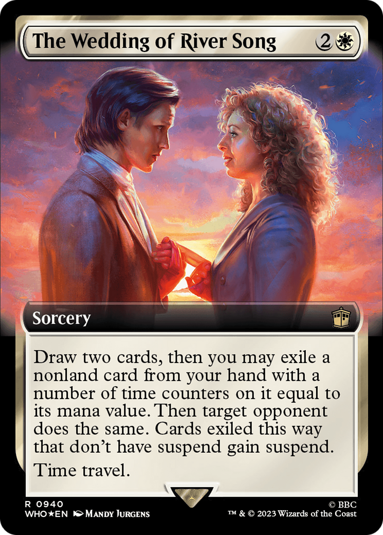 The Wedding of River Song (Extended Art) (Surge Foil) [Doctor Who] | Galaxy Games LLC