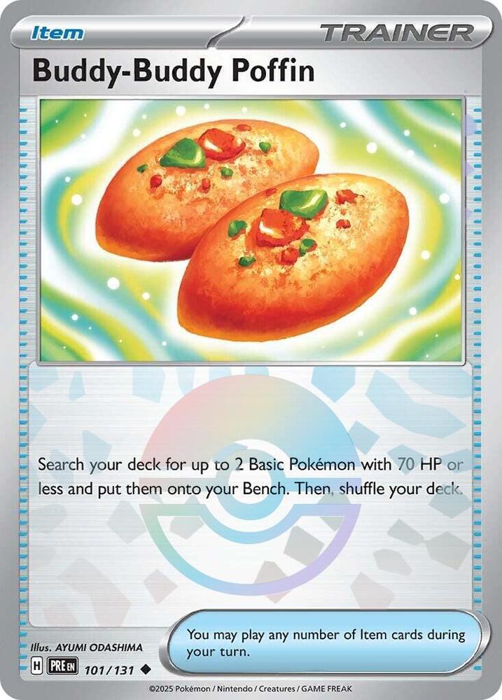 Buddy-Buddy Poffin (101/131) (Poke Ball Pattern) [Scarlet & Violet: Prismatic Evolutions] | Galaxy Games LLC