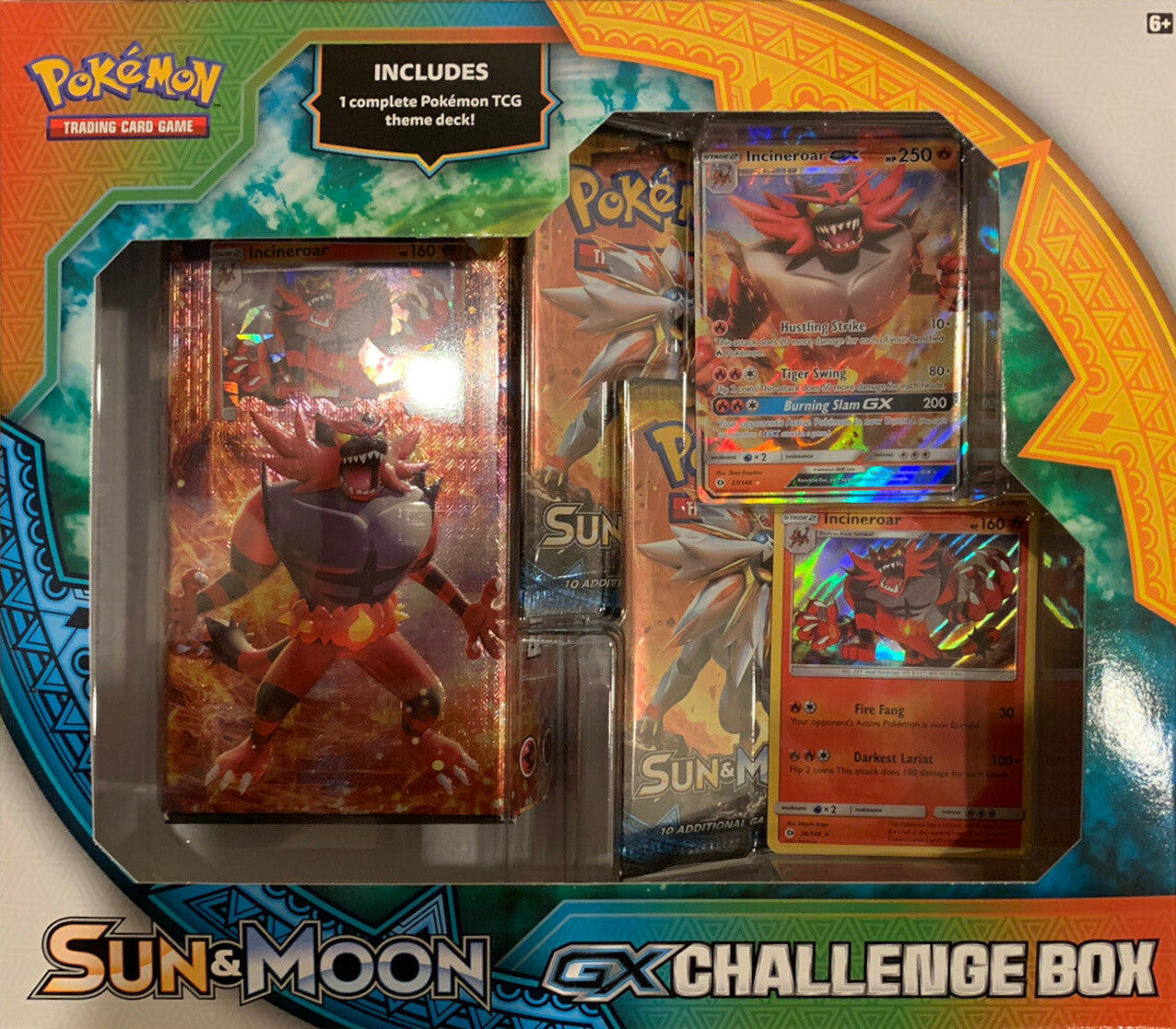 Sun & Moon - Challenge Box (Incineroar GX) | Galaxy Games LLC