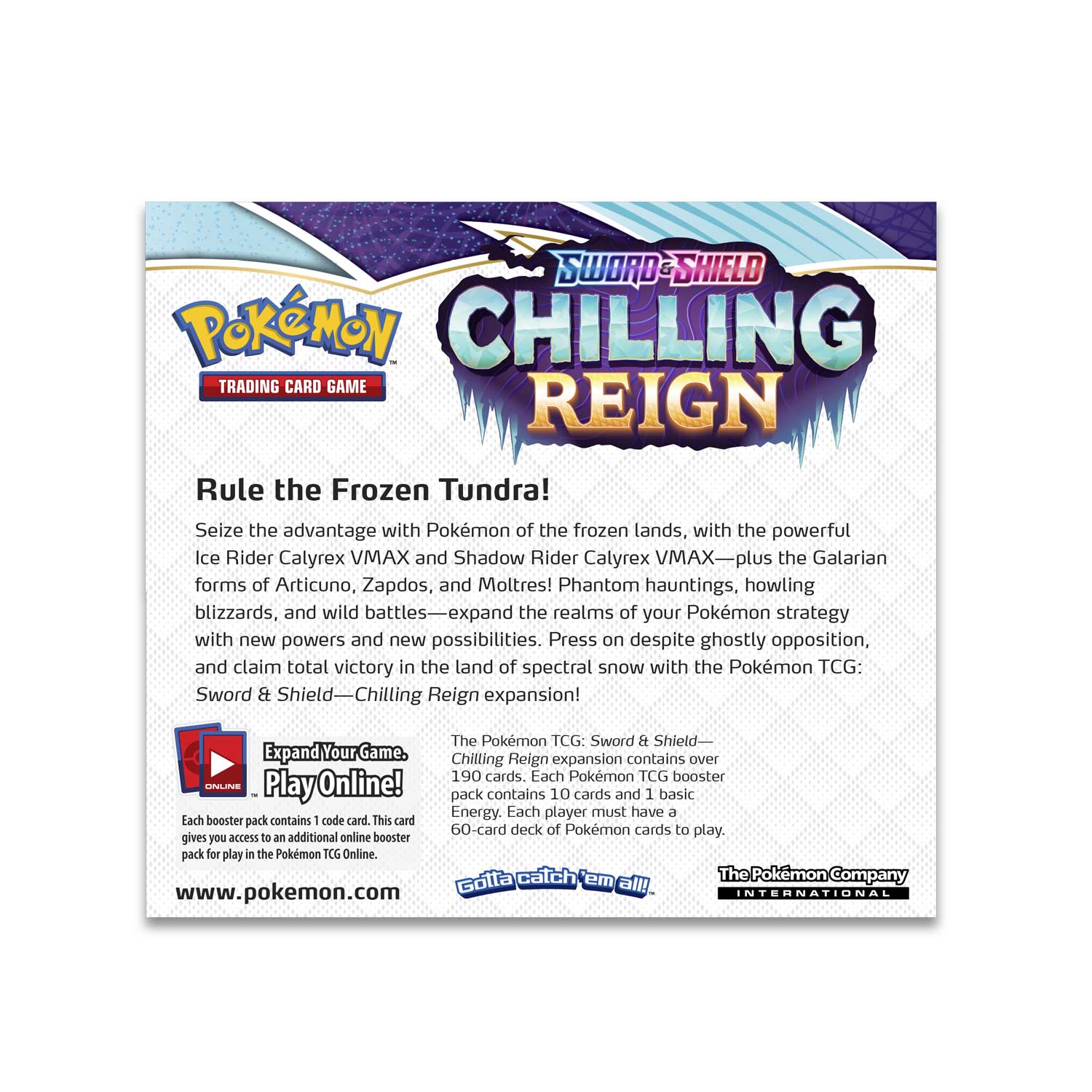 Sword & Shield: Chilling Reign - Booster Box | Galaxy Games LLC