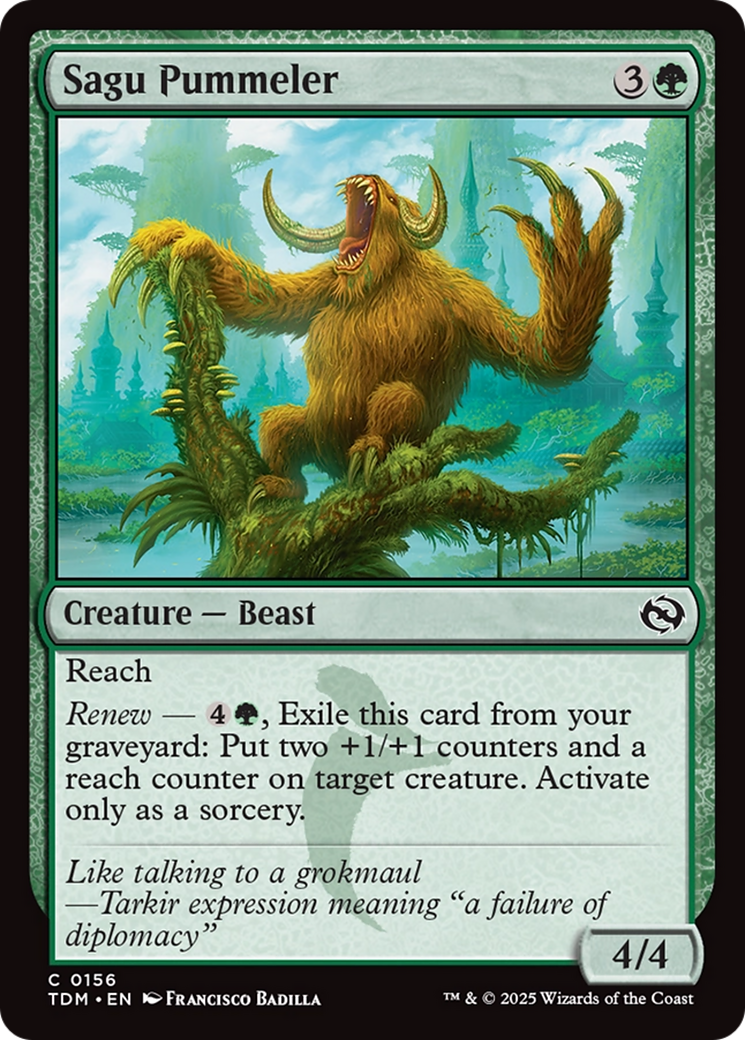 Sagu Pummeler [Tarkir: Dragonstorm] | Galaxy Games LLC