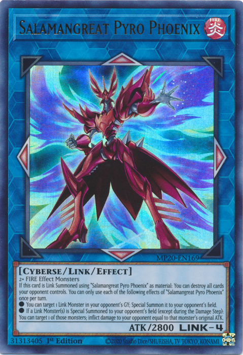 Salamangreat Pyro Phoenix [MP20-EN169] Ultra Rare | Galaxy Games LLC