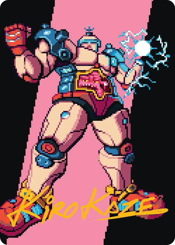 Krang, the All-Powerful Art Card (Gold-Stamped Signature) [Teenage Mutant Ninja Turtles Art Series] | Galaxy Games LLC