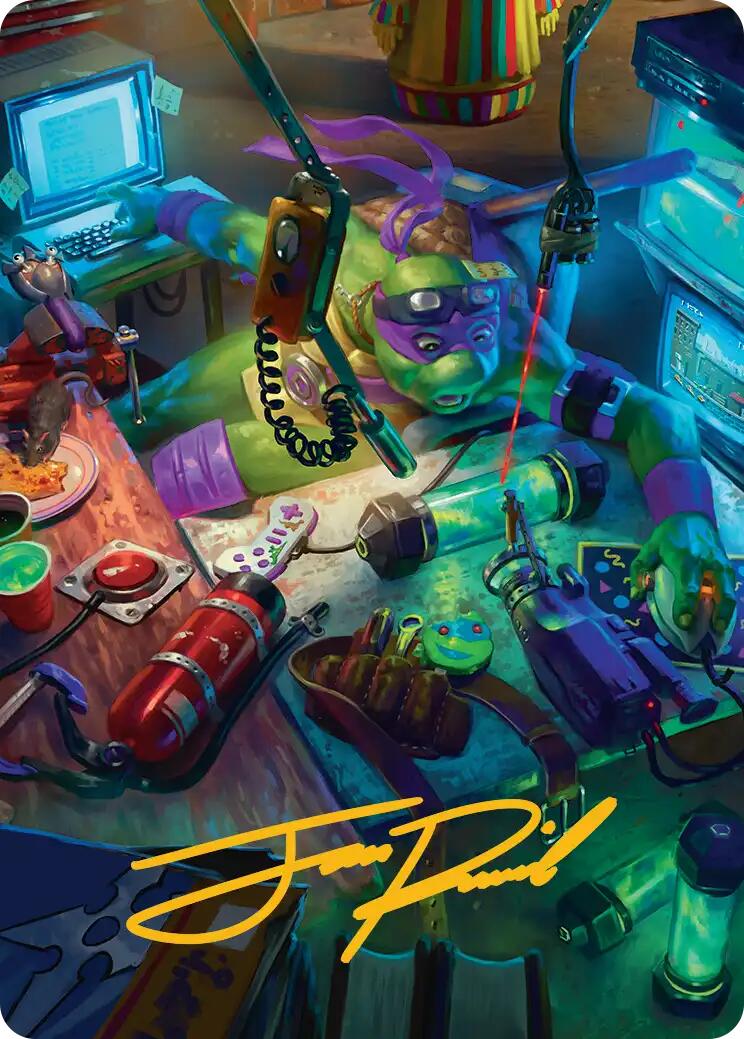 Donatello, the Brains Art Card (Gold-Stamped Signature) [Teenage Mutant Ninja Turtles Art Series] | Galaxy Games LLC