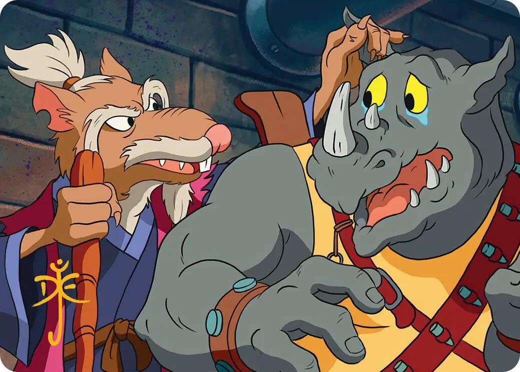 Splinter's Technique Art Card (Gold-Stamped Signature) [Teenage Mutant Ninja Turtles Art Series] | Galaxy Games LLC