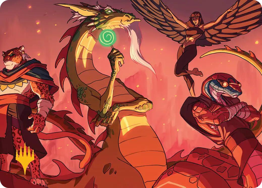 North Wind Avatar Art Card (Gold-Stamped) [Teenage Mutant Ninja Turtles Art Series] | Galaxy Games LLC