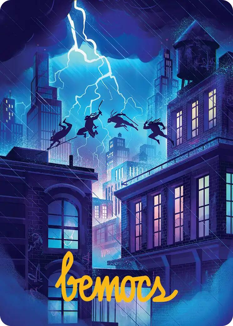 Island Art Card (37/54) (Gold-Stamped Signature) [Teenage Mutant Ninja Turtles Art Series] | Galaxy Games LLC