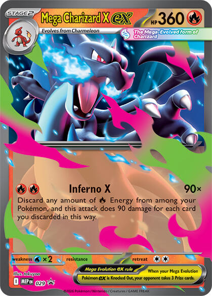 Mega Charizard X ex (029) [Mega Evolution Promo] | Galaxy Games LLC