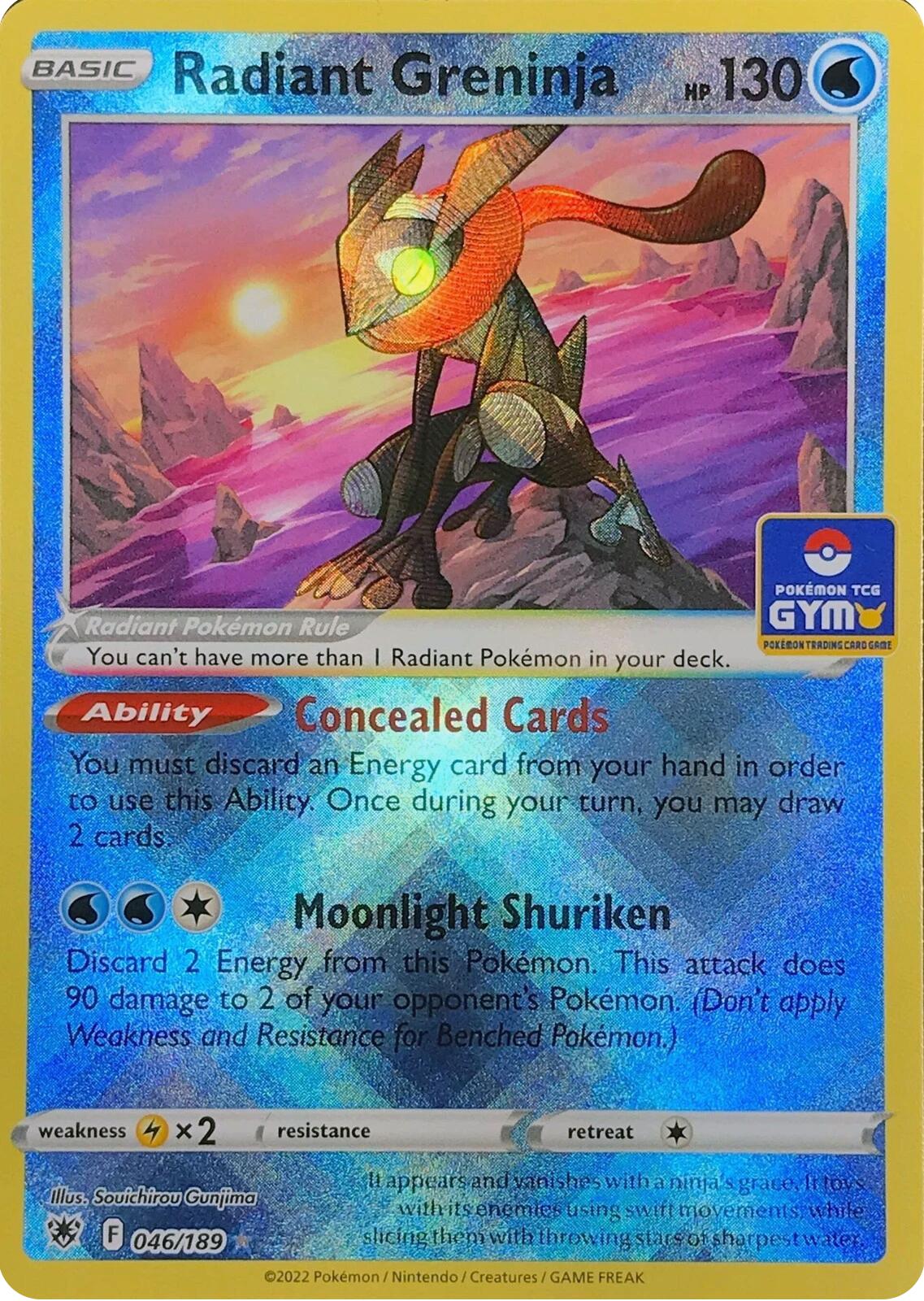Radiant Greninja (046/189) [League & Championship Cards] | Galaxy Games LLC